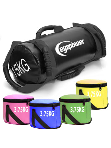 eyepower 15kg Power Bag 18x50cm in Schwarz