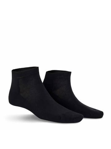 Kunert Sneakersocken Richard weich in Black