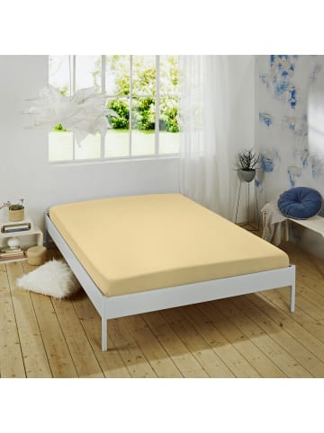 REDBEST Single-Jersey Spannbettlaken Denver in hellgelb