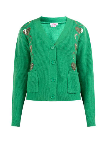 myMo Damen Strickjacke in Grün