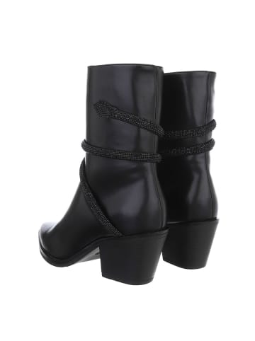 Ital-Design Stiefelette in Schwarz