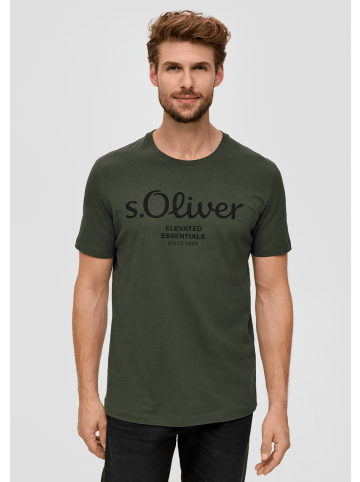 s.Oliver T-Shirt kurzarm in Olive