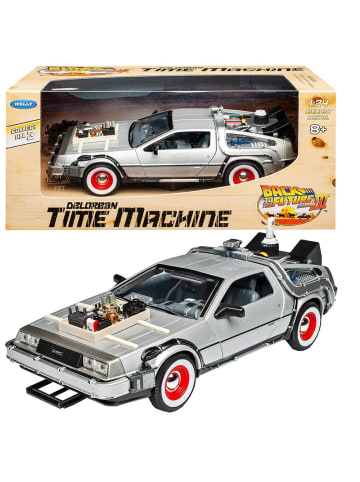 Welly Auto Delorean DMC Zeitmaschine | Zurück in die Zukunft III | Die-Cast