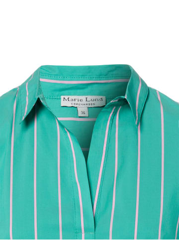 Marie Lund Bluse in grün rosa - 0005