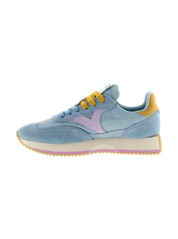 Victoria Niedrige Sneaker aus Leder Blau