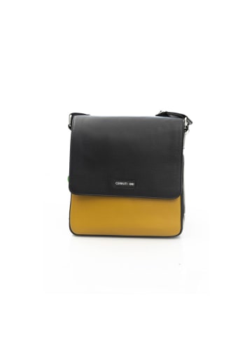 Cerruti 1881 Gelb Leder Herren Umhänge- Tasche