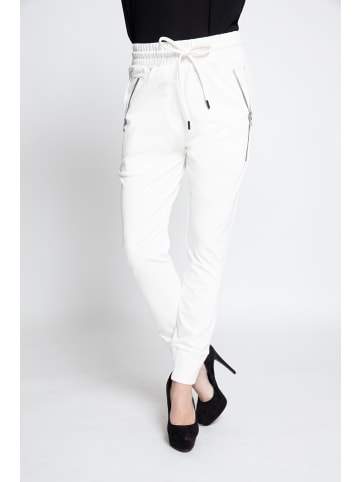 ZHRILL Damen Stoffhose Jogger Pants FABIA Offwhite in weiß