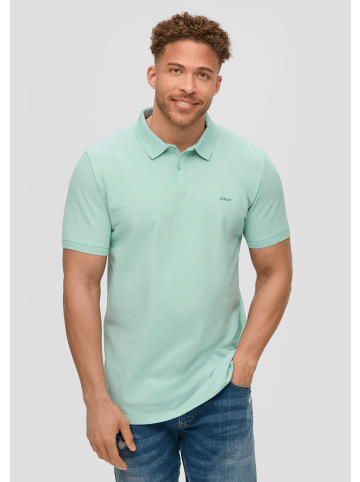 s.Oliver Polo-Shirt kurzarm in Grün