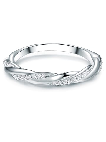Trilani Ring aus Sterling Silber mit Zirkonia in silber