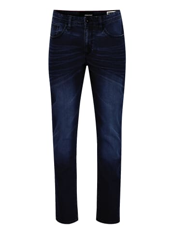 BLEND Slim Fit Jeans Basic Denim Hose Stoned Washed TWISTER FIT in Dunkelblau