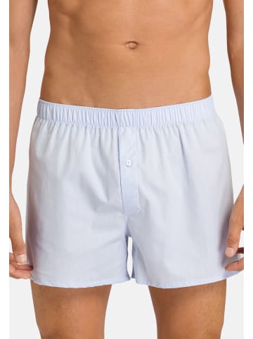 Hanro Boxershort Fancy Woven in Light Blue