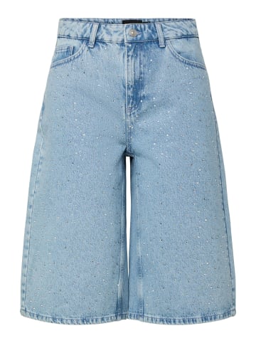 Pieces Jeansshorts in Light Blue Denim