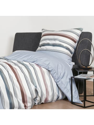 Janine Mako-Satin Bettwäsche in grau