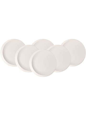 Villeroy & Boch 6er Set Schale tief NewMoon in Weiß ø 29 cm in weiß