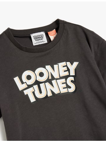 KOTON T-shirt in Anthrazit