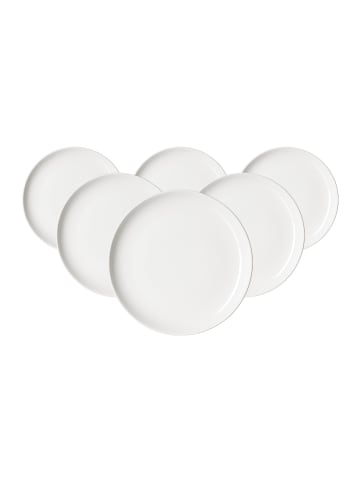 Ritzenhoff & Breker 6er Set Dessertteller Volos ø 20,5 cm in weiß