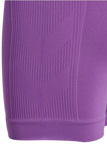 Hummel Hummel Kurze Hose Hmltif Yoga Damen Dehnbarem Atmungsaktiv Schnelltrocknend Nahtlosen in DEWBERRY