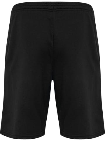 Hummel Short "Hmlmover Cotton Bermuda Shorts" in Schwarz