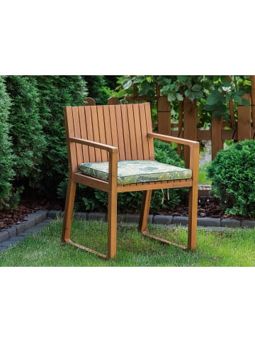 Beliani Auflagen SASSARI in Grün/Beige - (W) 46 x (H) 5 x (L) 46 cm