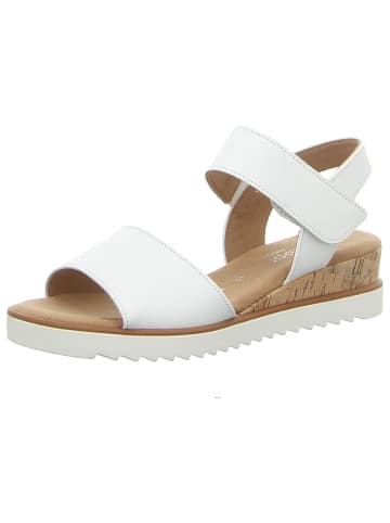 Gabor Keilsandalette in weiss