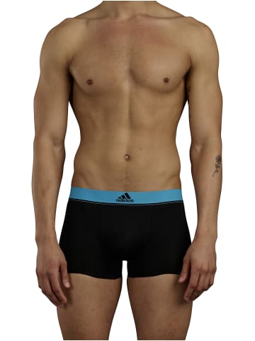 adidas Trunk Aeroready in black body w col elastics