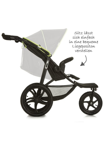 Hauck Buggy & Sportwagen Runner mit Luftreifen in schwarz,gruen