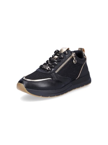 Tamaris Sneaker in Schwarz Gold Glitzer