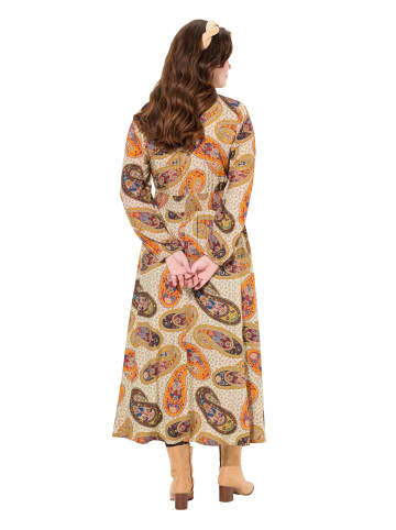 Ulla Popken Kleid in gold matt