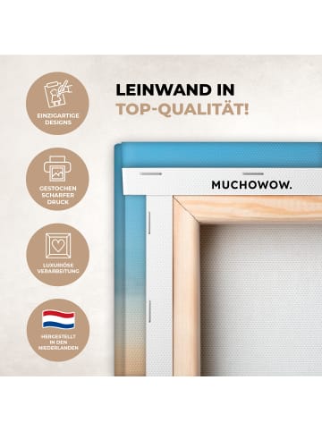 MuchoWow Leinwand bilder Erleuchtete Stadt (BxH)