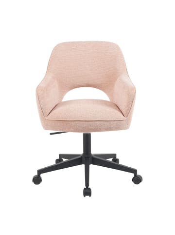 DUBI Möbel 2er-Set: Bürostuhl Mika-Ilvy in Rosa - (B)60 x (H)85 x  (T)65 cm