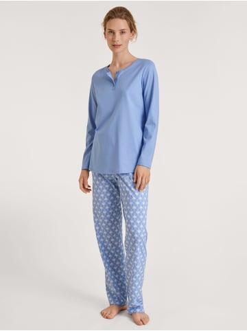 Calida Pyjama in Hydrangea Blue