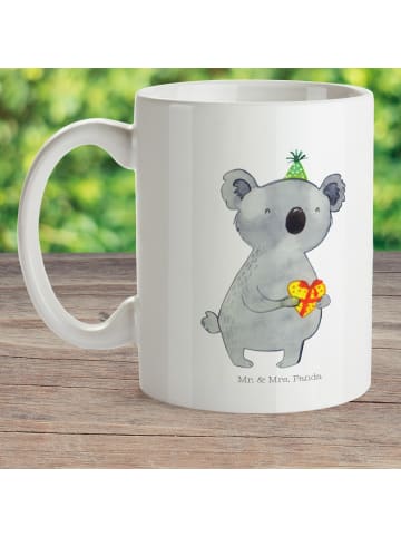 Mr. & Mrs. Panda Mehrwegbecher Koala Geschenk ohne Spruch in Weiß