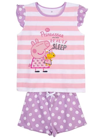 Cerda Schlafanzug kurz Peppa Pig in Lila
