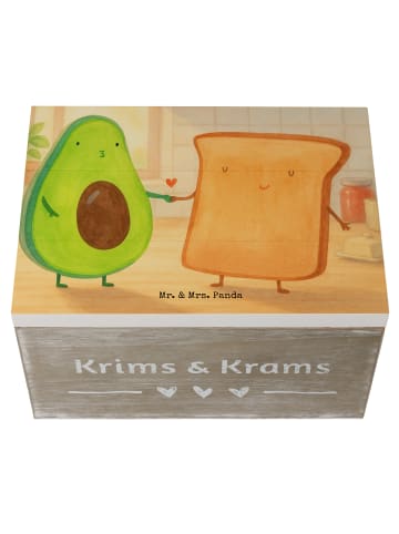 Mr. & Mrs. Panda Box Avocado Toast Design ohne Spruch in Weiß