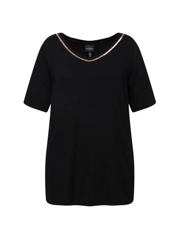 Ulla Popken Shirt in schwarz