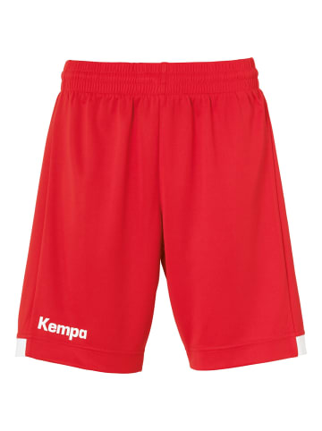 Kempa Shorts PLAYER LONG SHORTS WOMEN in rot/weiß