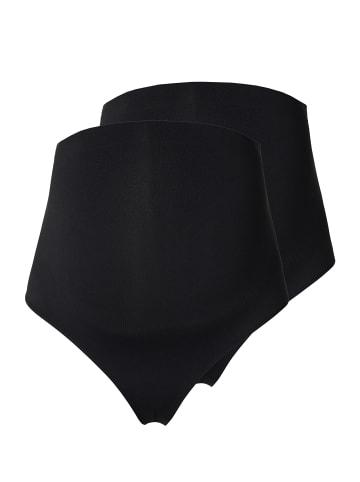 Noppies Nahtloser String 2- Pack Simi in Black