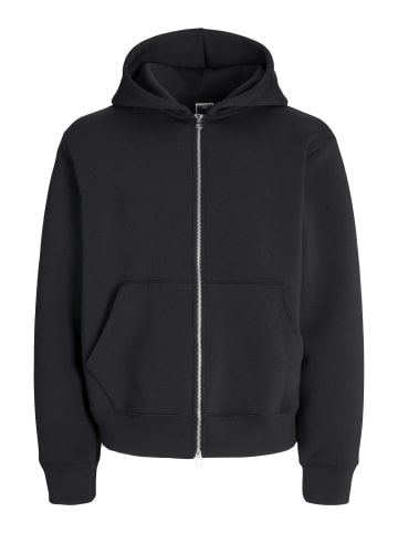 Jack & Jones Sweatjacke JCOCOVER SCUBA SWEAT ZIP HOOD in Schwarz