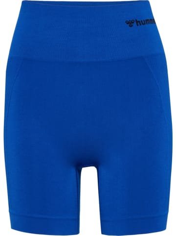Hummel Sportshorts "Tif Seamless Shorts" in Blau