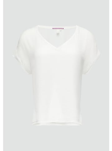 QS T-Shirt in 0200_ecru