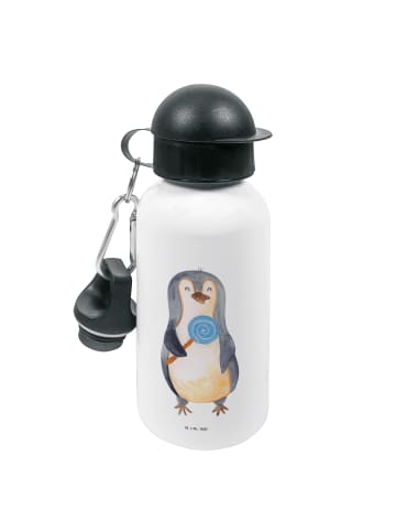 Mr. & Mrs. Panda Kindertrinkflasche Pinguin Lolli ohne Spruch in Weiß