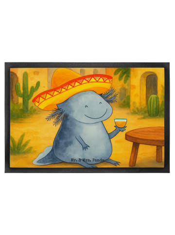 Mr. & Mrs. Panda Bodenvorleger Axolotl Tequila Design ohne Spruch in Weiß