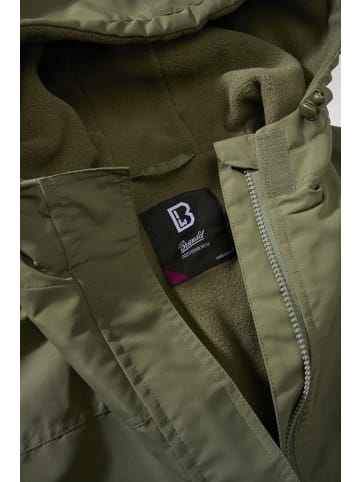 Brandit Jacke "Women Frontzip Windbreaker" in Grün