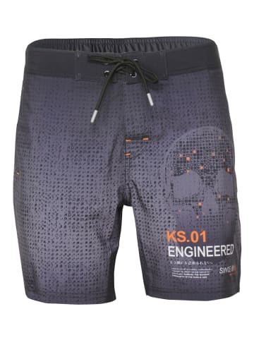 KOROSHI Badeanzug in grau