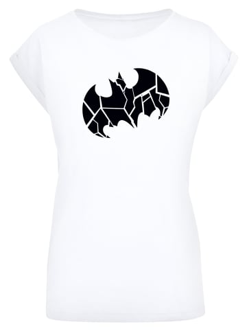 F4NT4STIC T-Shirt DC Comics Batman Logo' in weiß