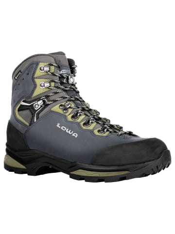 LOWA Wanderstiefel CAMINO EVO GTX in stahlblau/kiwi
