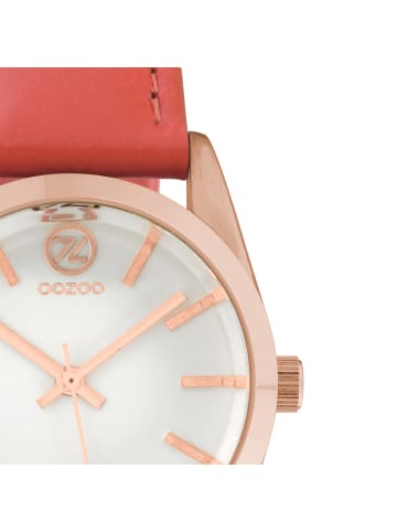 Oozoo Analog-Armbanduhr Oozoo Timepieces rot mittel (ca. 33mm)