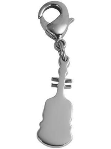 Adeliás Unisex Anhänger – Charmanhänger aus Edelstahl in silber