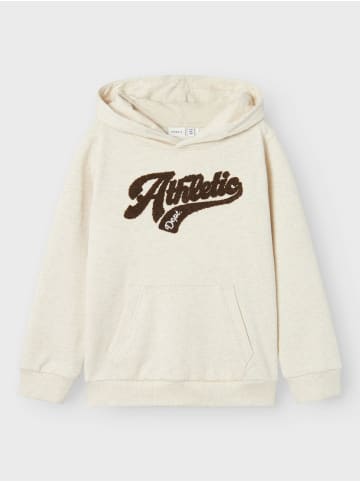name it Hoodie Kängurutasche Standard Fit Sweatstoff in Beige