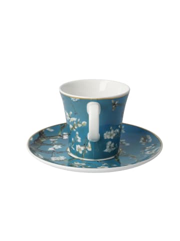 Goebel Kaffeetasse " Vincent v. Gogh - Mandelbaum blau " in van Gogh - Mandelbaum blau